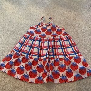 Hanna Andersson strawberry dress, excellent condition